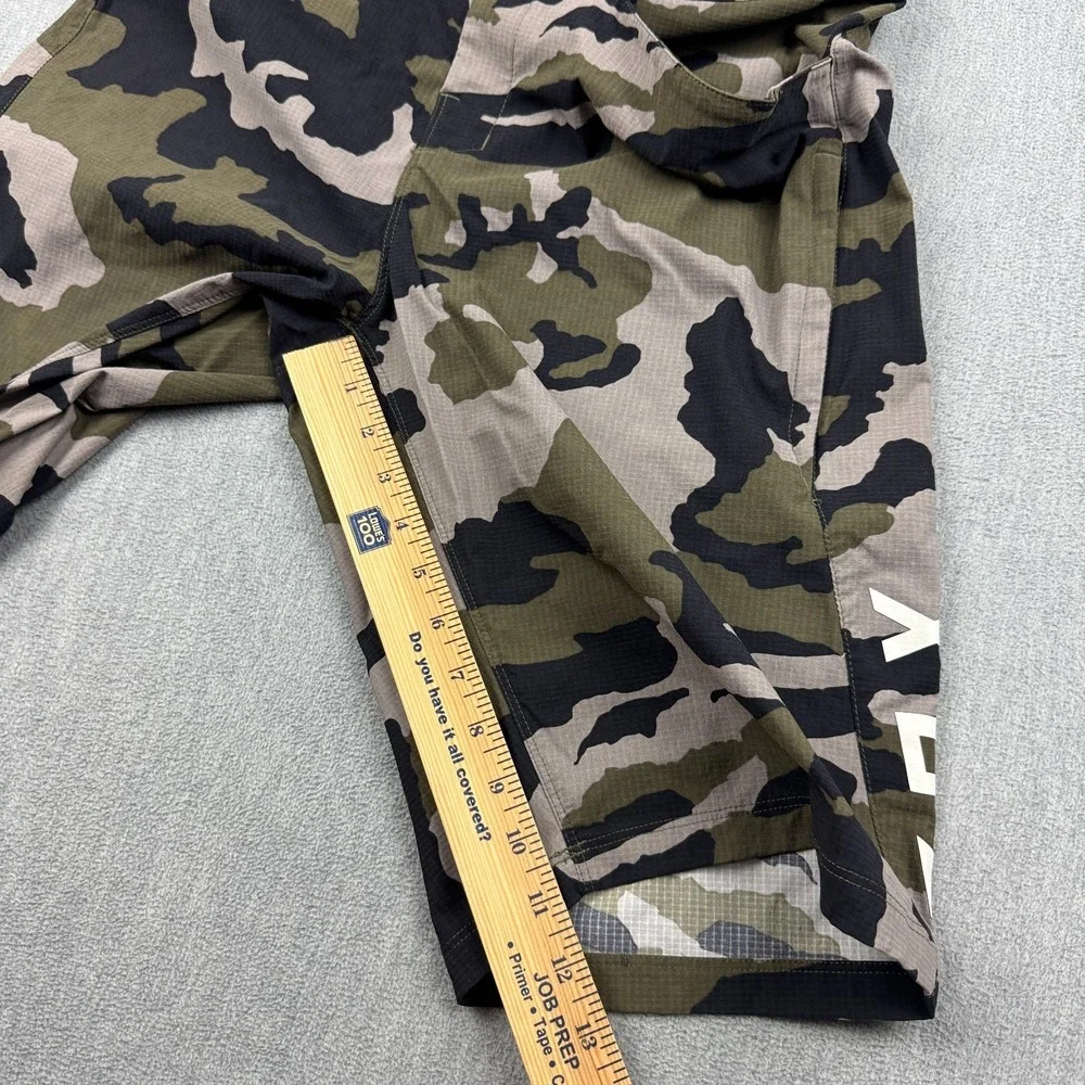 FOX Ranger Shorts Men 32 Green Black Camo Racing Mountain Biking Ripstop Active - Picture 10 of 14